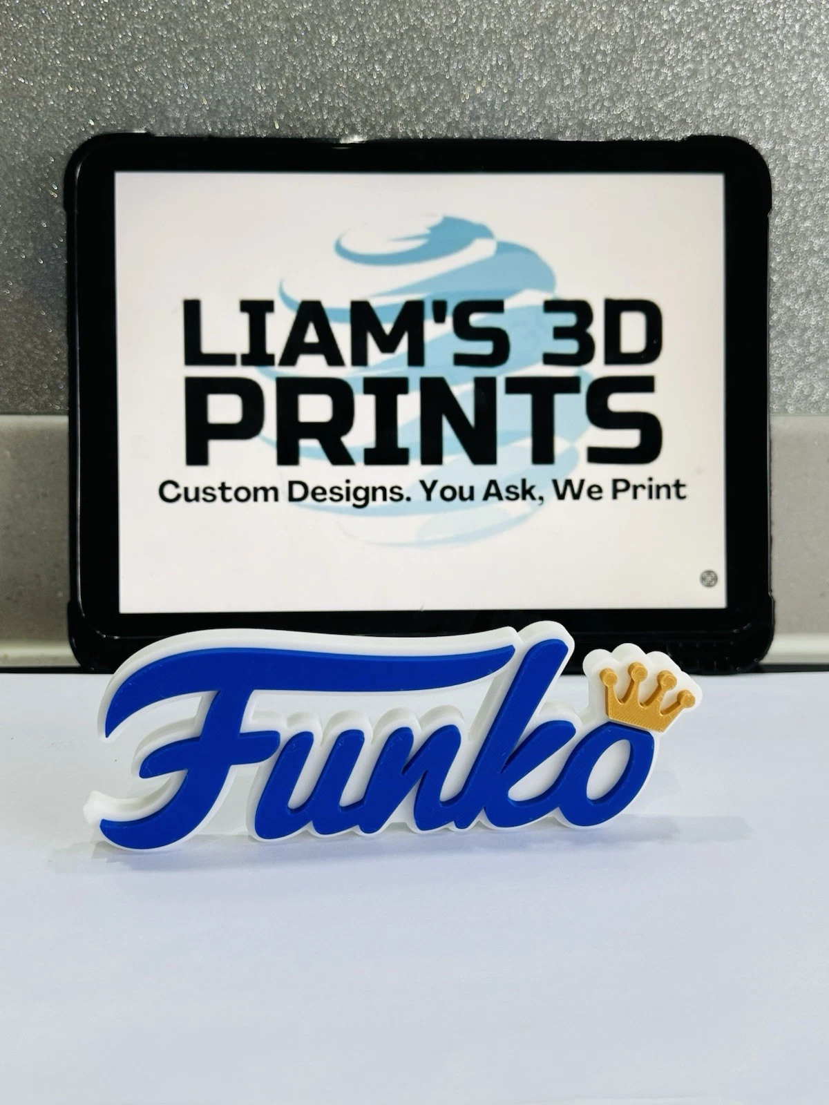 Decorative Funko Pop logo Sign Display Mancave Two Colour