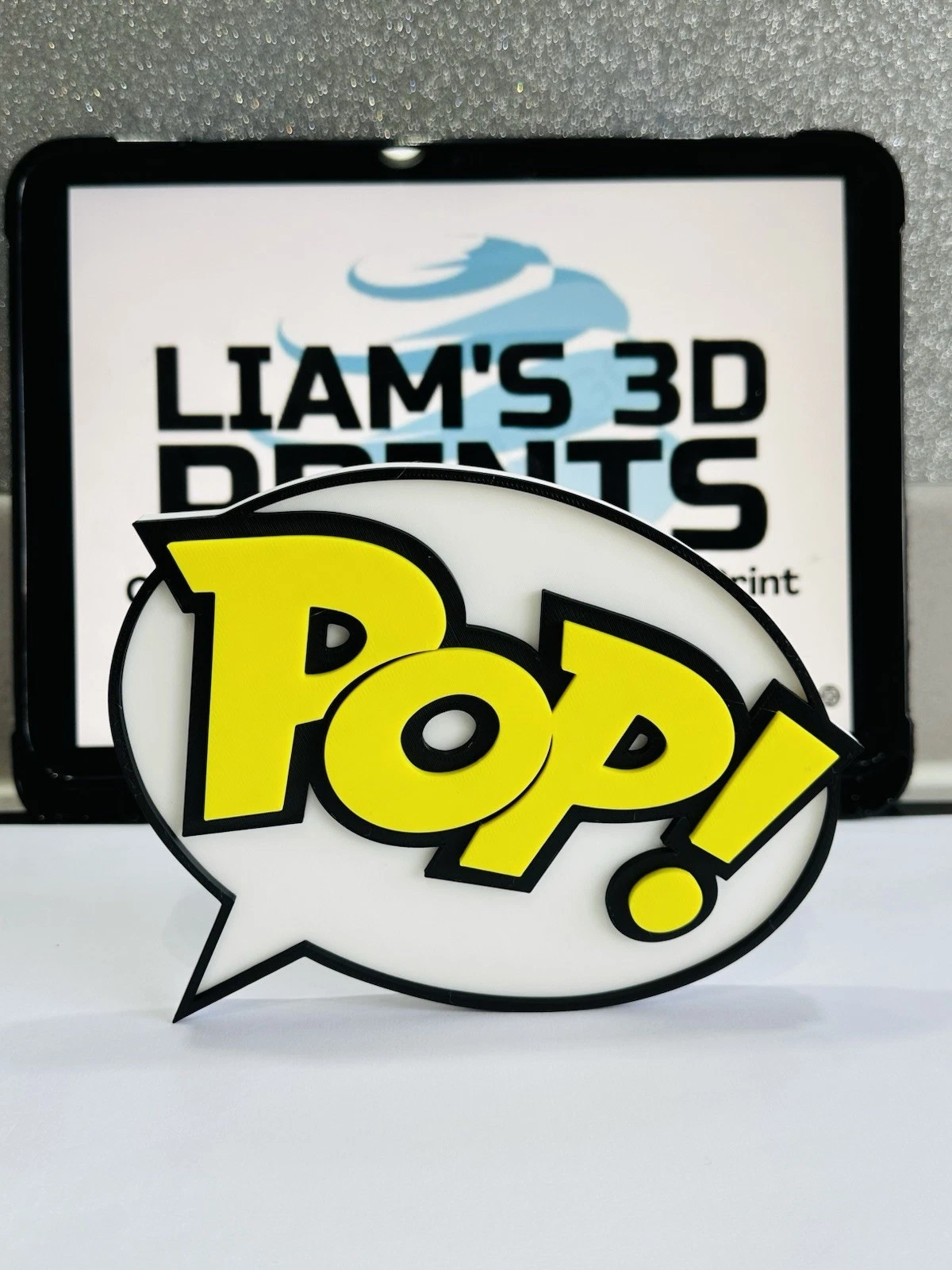 Decorative Funko Pop logo Sign Display Mancave Two Colour