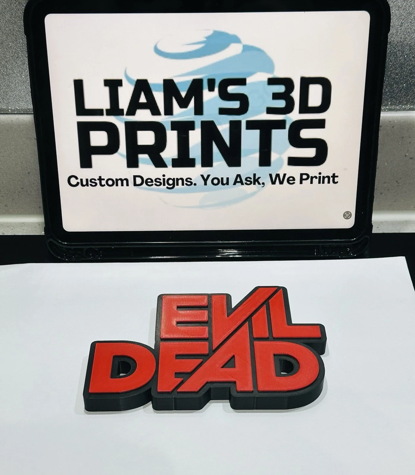 Decorative Evil Dead Game Room Sign Display Logo Pops