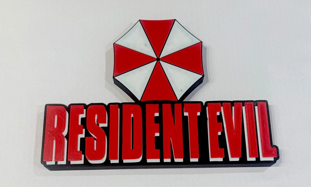Decorative Resident Evil Umbrella Game Standing Room Sign Display Logo Gaming