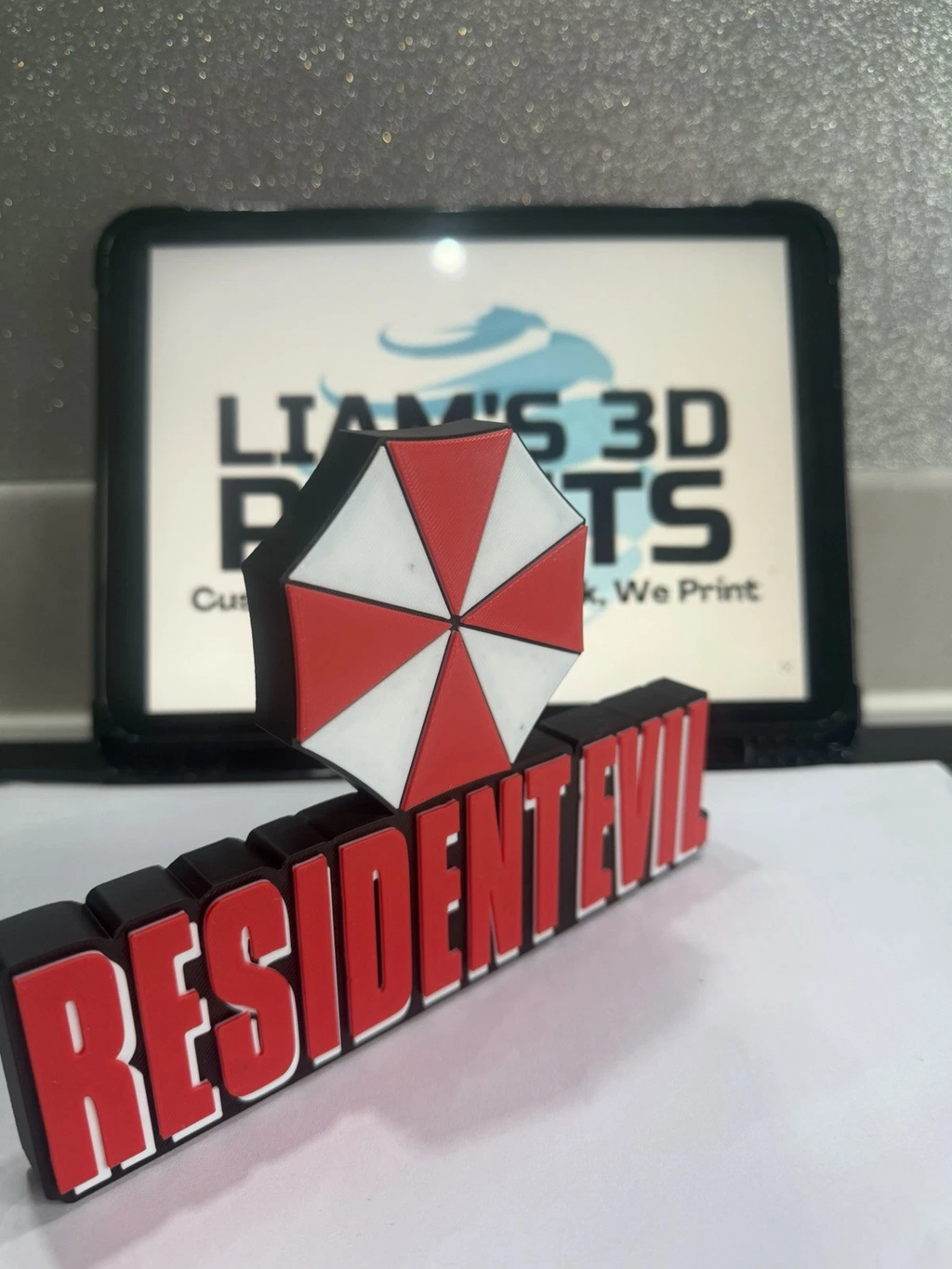 Decorative Resident Evil Umbrella Game Standing Room Sign Display Logo Gaming