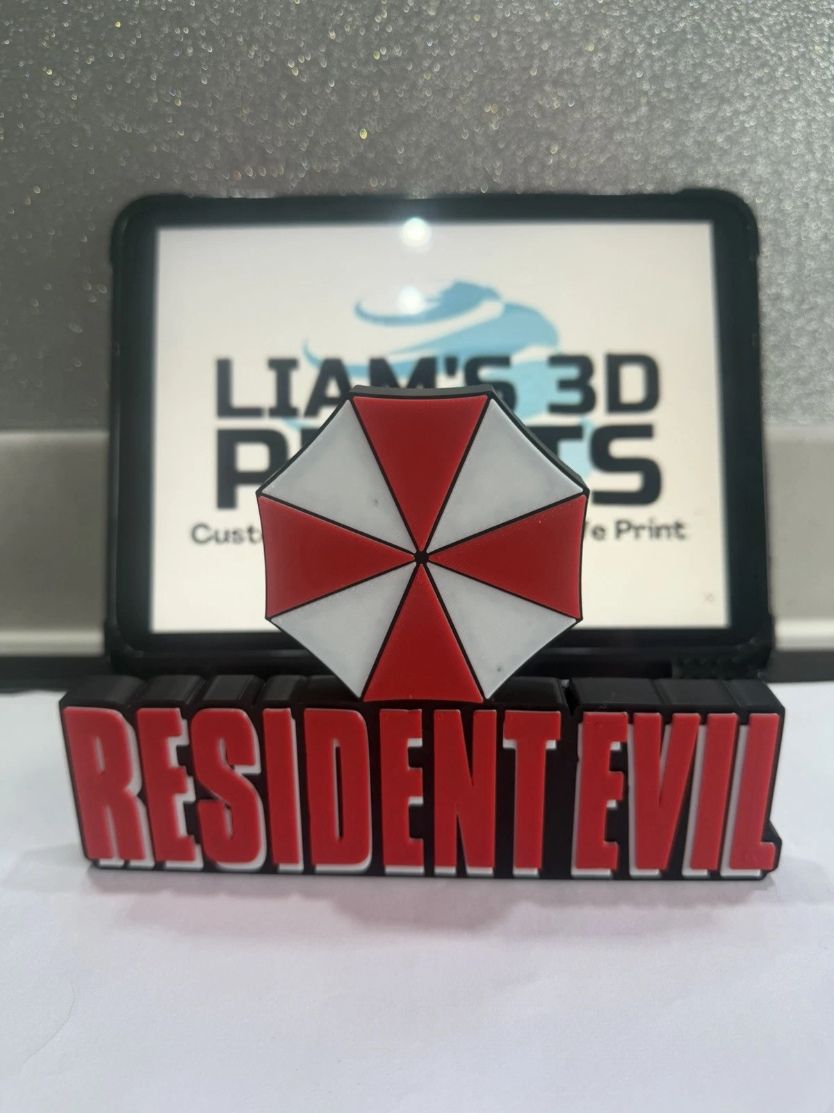 Decorative Resident Evil Umbrella Game Standing Room Sign Display Logo Gaming