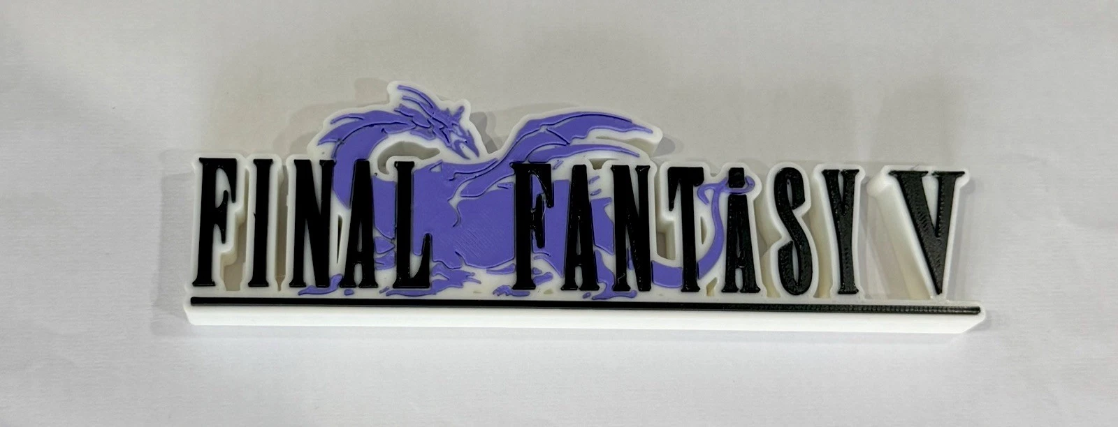 Decorative Final Fantasy V 5 Game Standing Room Sign Display Logo Gaming