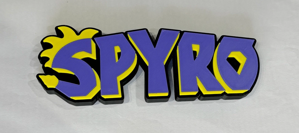 Decorative Spyro The Dragon Game Standing Room Sign Display Logo Gaming