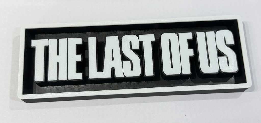 Decorative The Last Of Us Game Logo Sign Display Cinema s 17.5cm Large 22cm