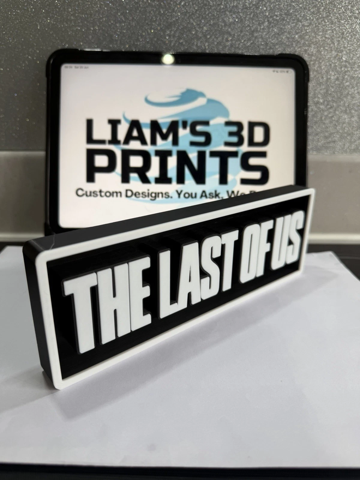 Decorative The Last Of Us Game Logo Sign Display Cinema s 17.5cm Large 22cm