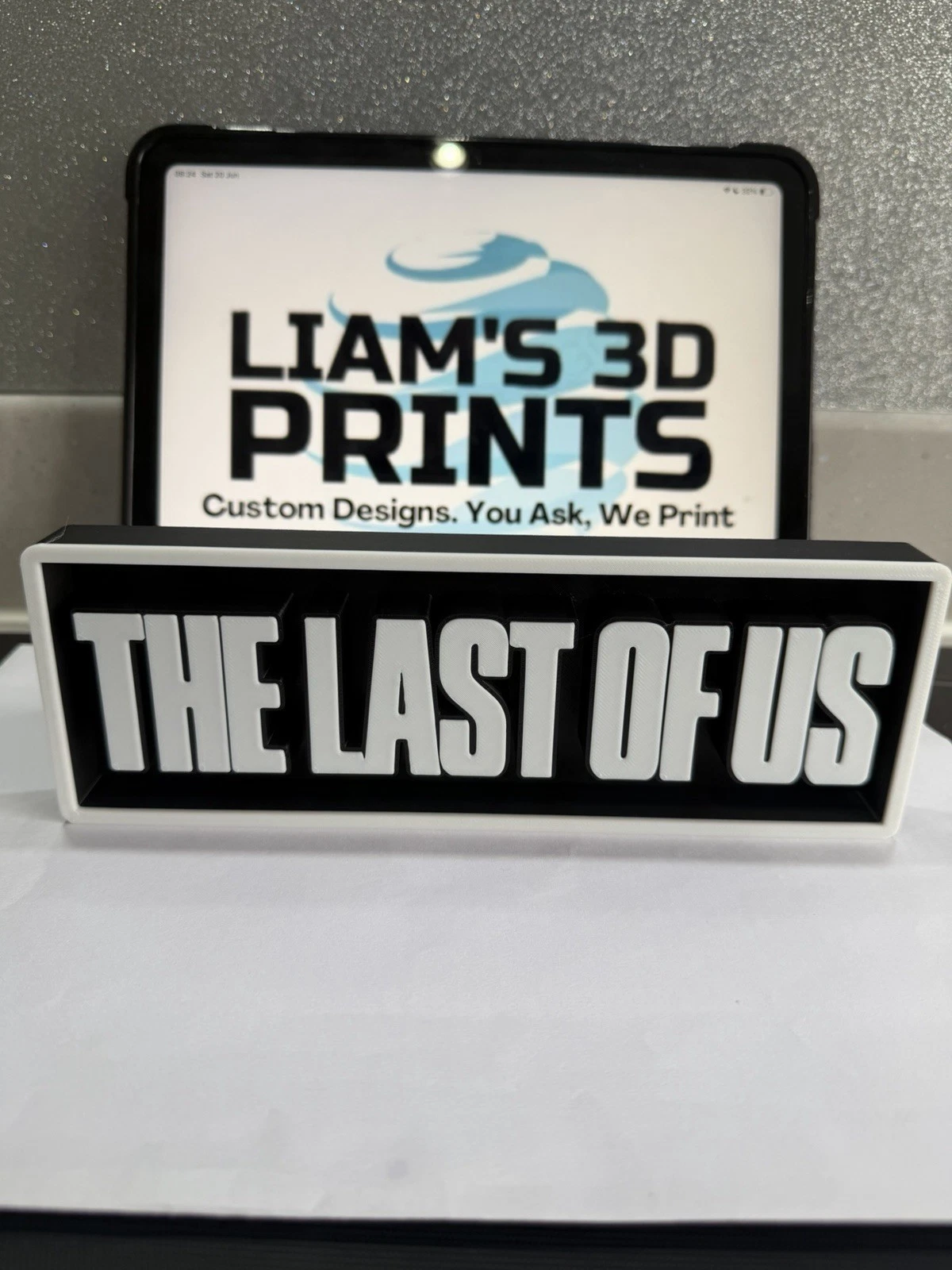 Decorative The Last Of Us Game Logo Sign Display Cinema s 17.5cm Large 22cm