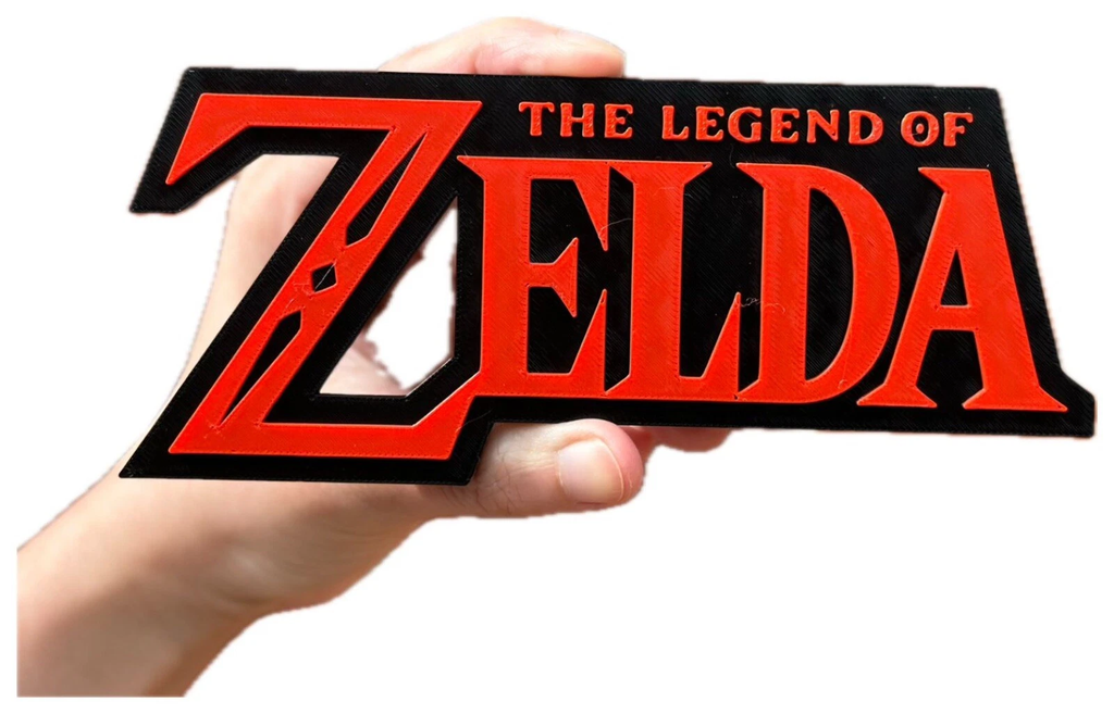 Decorative The Legend Of Zelda logo Sign Display Link
