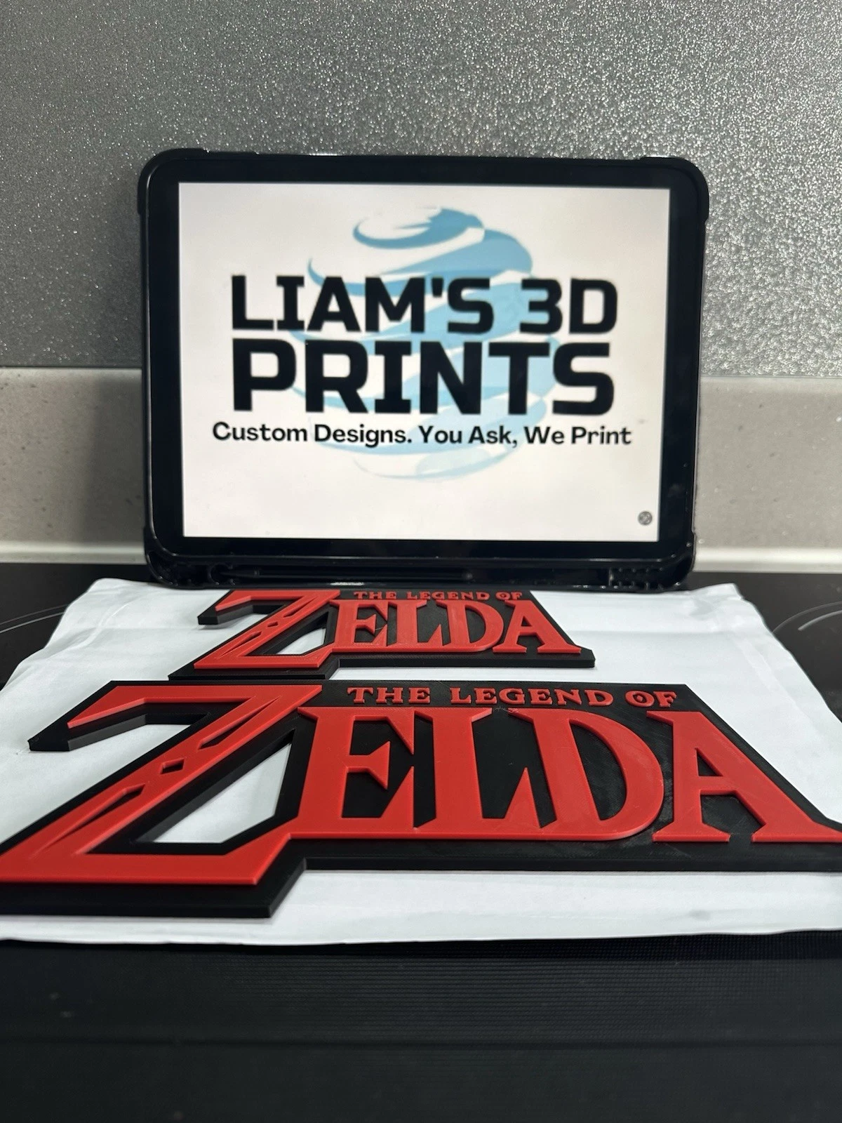 Decorative The Legend Of Zelda logo Sign Display Link