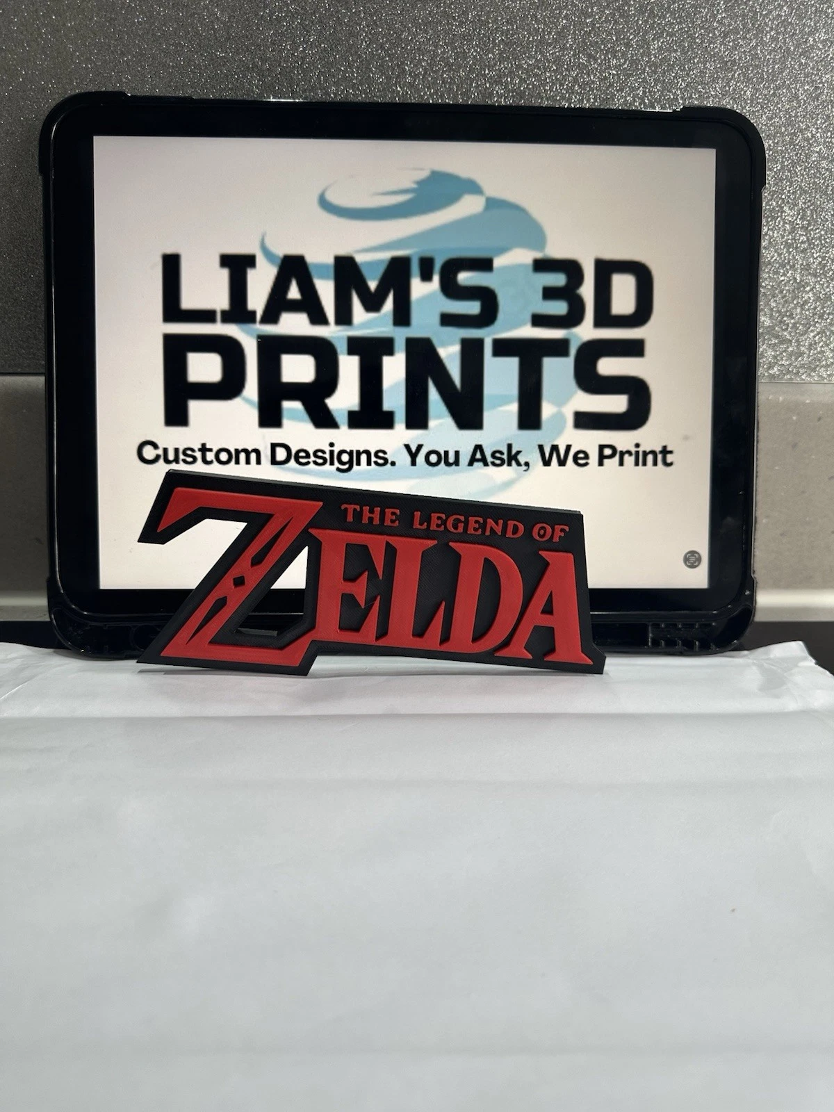 Decorative The Legend Of Zelda logo Sign Display Link