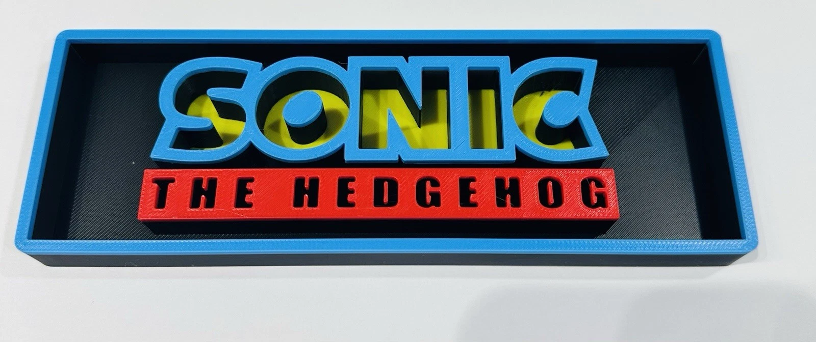 Decorative Sega Sonic The Hedgehog logo Sign Display Cinema s17.5cm L22cm