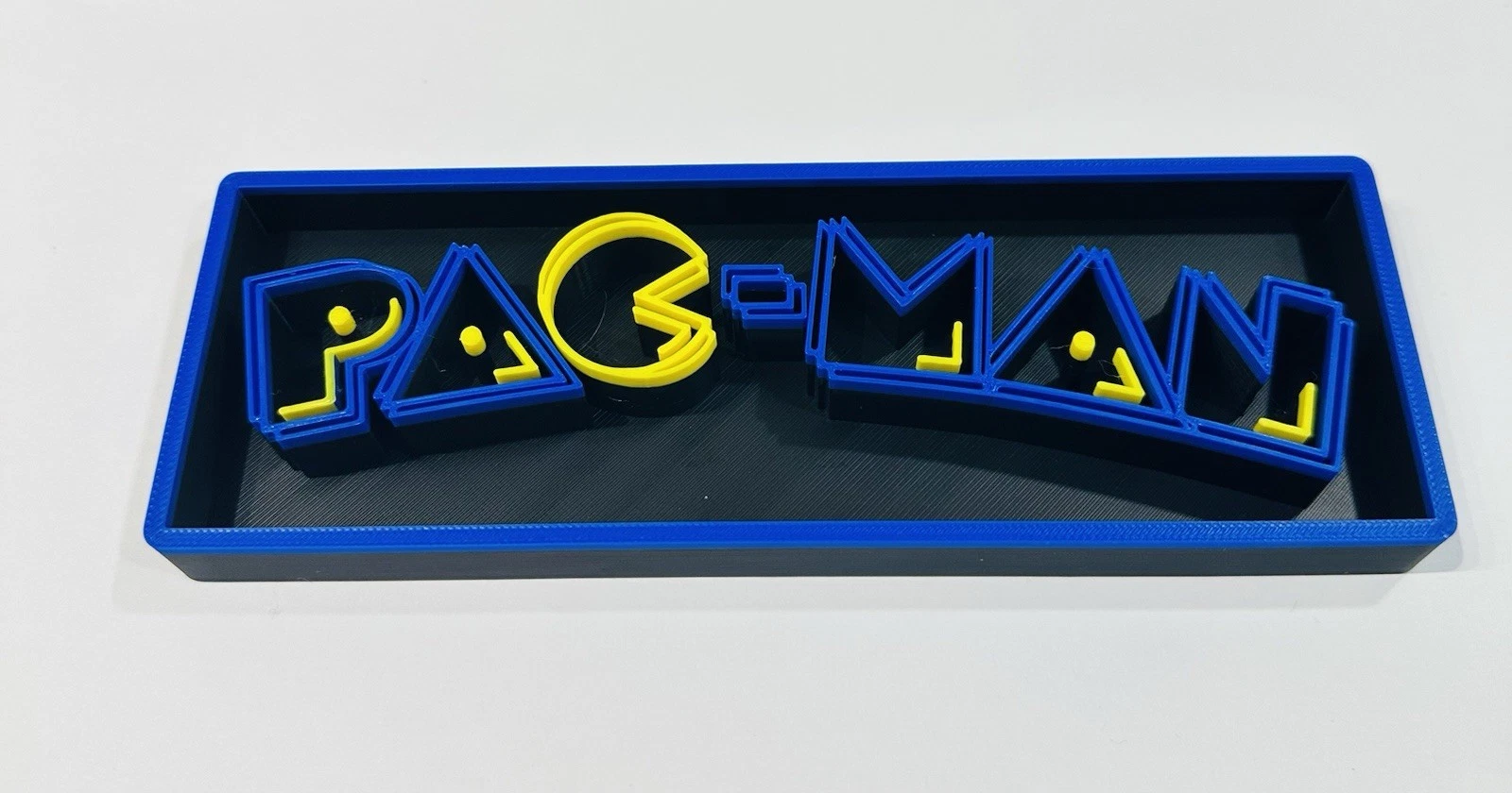 Decorative Pac-Man Retro Logo Sign Display Cinema small 17.5cm Large 22cm