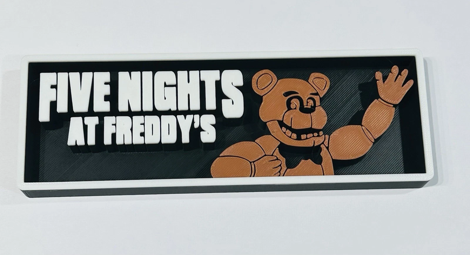 Decorative Five Nights At Freddy’s FNAF Gaming logo Sign Display s17.5cm L22cm