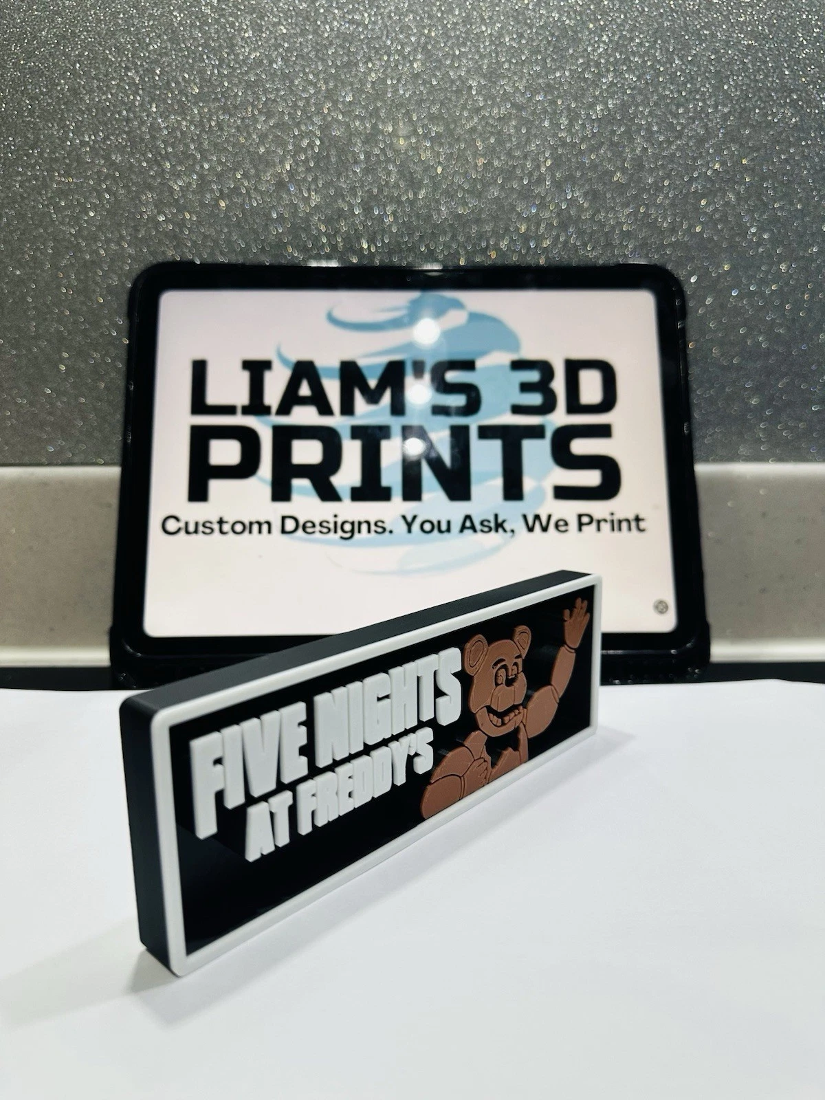 Decorative Five Nights At Freddy’s FNAF Gaming logo Sign Display s17.5cm L22cm
