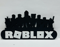 Decorative ROBLOX Sillouhette Room Sign Display ROBUX