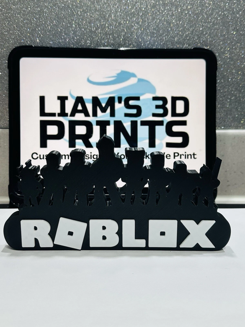 Decorative ROBLOX Sillouhette Room Sign Display ROBUX
