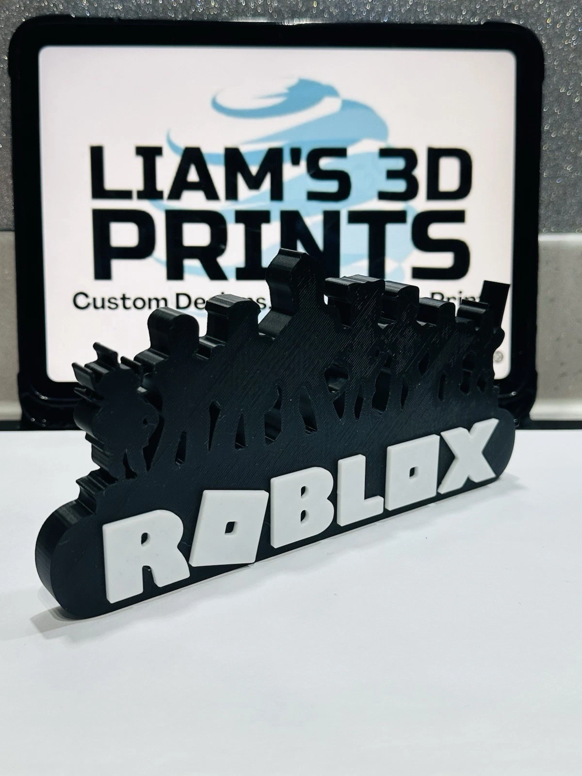 Decorative ROBLOX Sillouhette Room Sign Display ROBUX