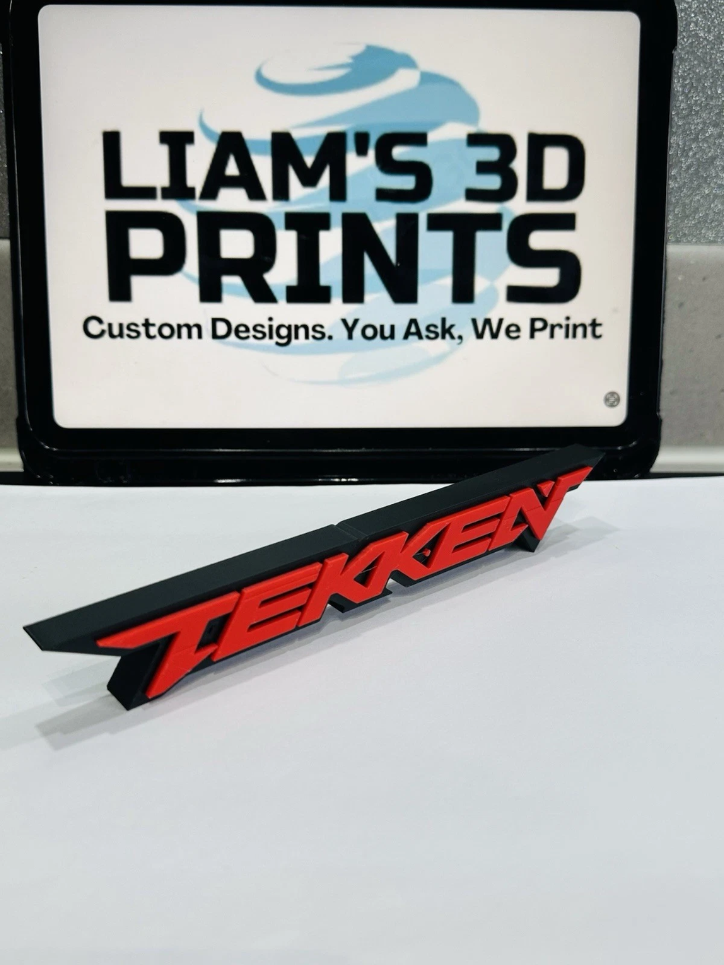 Decorative Tekken Game Room Sign Display Logo Pops
