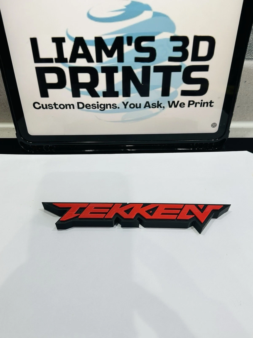Decorative Tekken Game Room Sign Display Logo Pops
