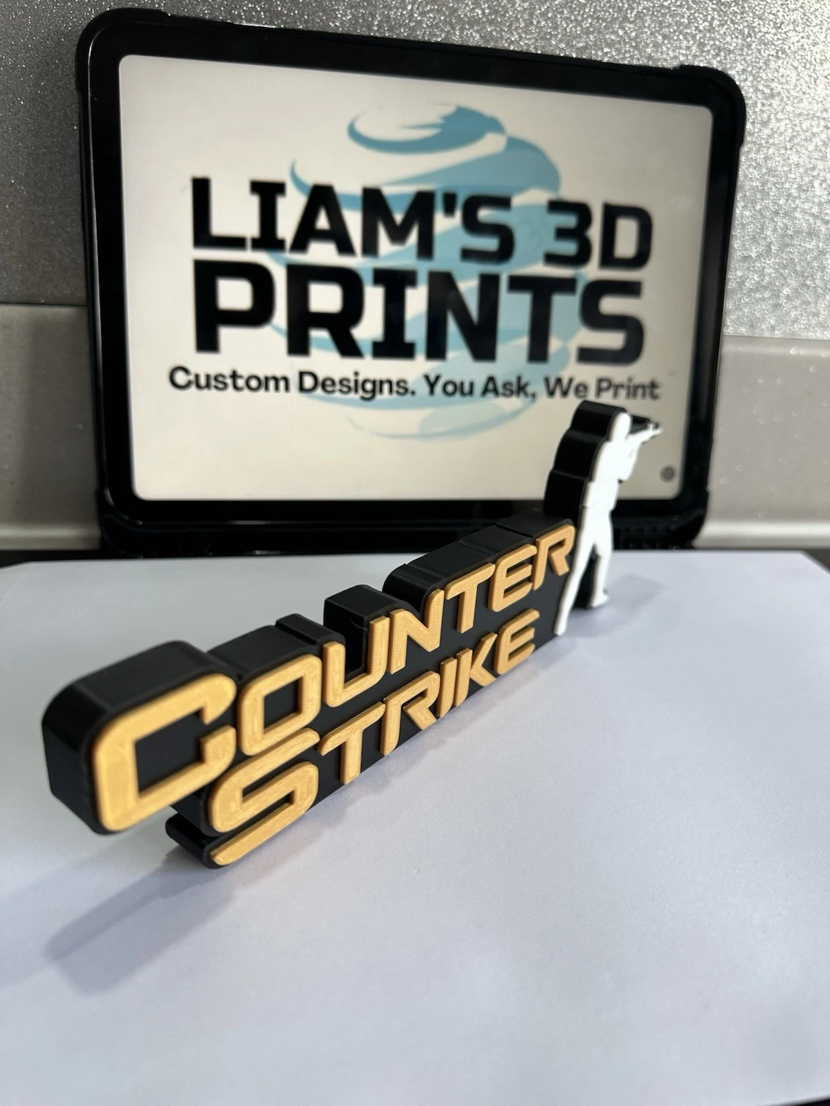 Decorative Counter Strike CSGO Game Room Sign Display Logo