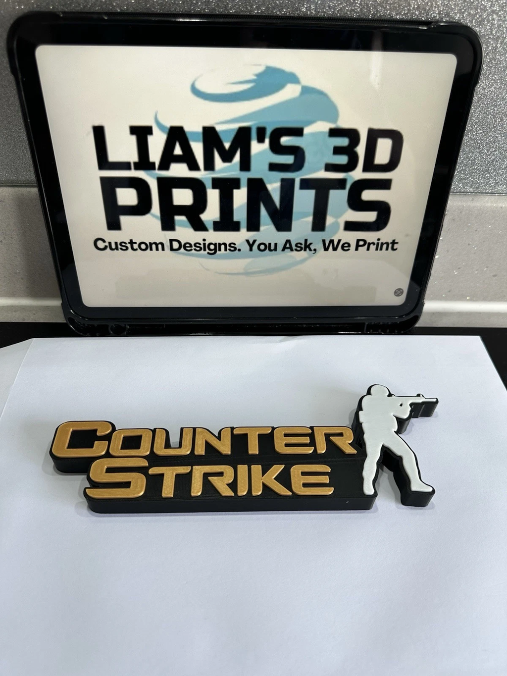 Decorative Counter Strike CSGO Game Room Sign Display Logo