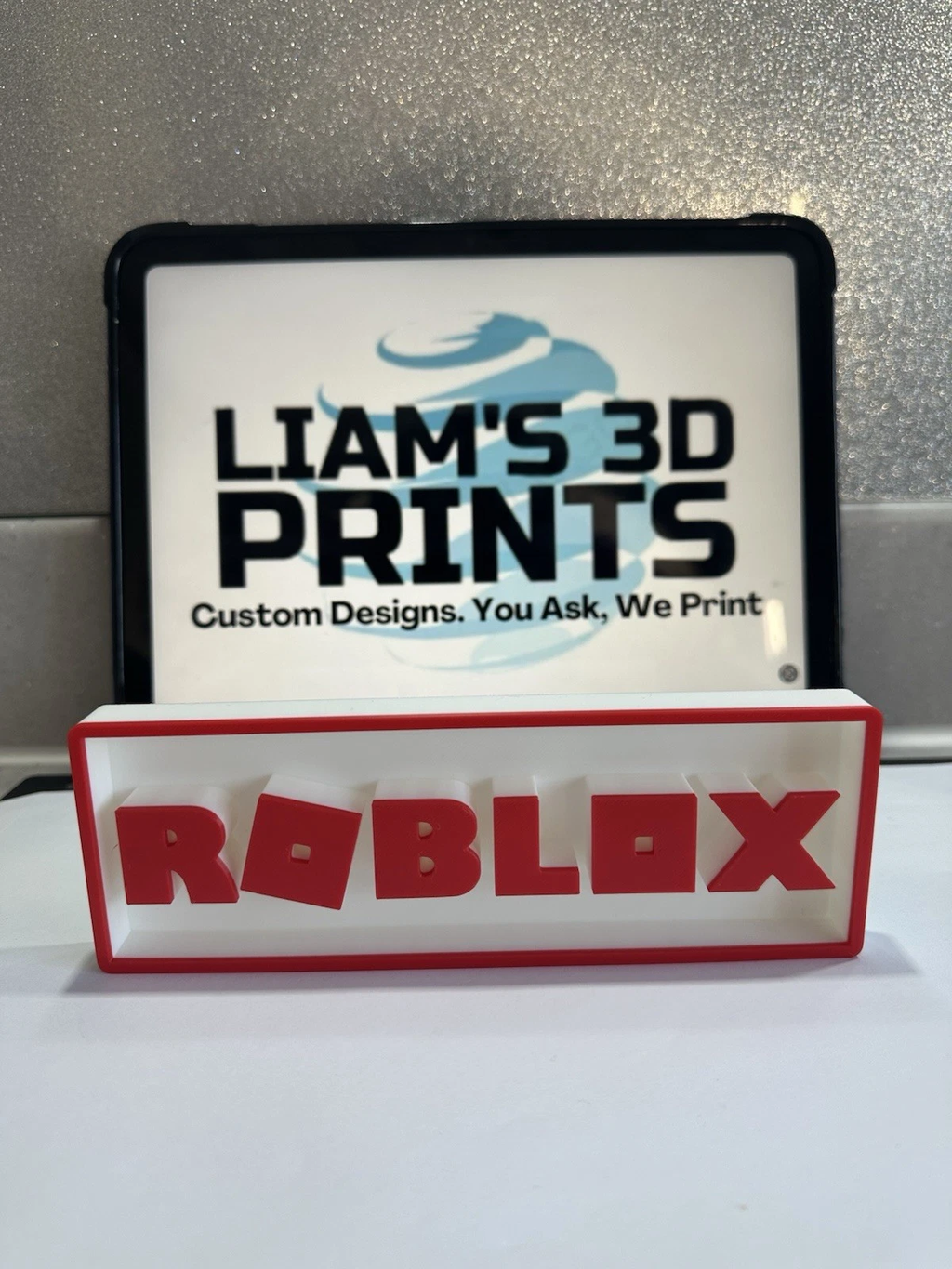 Decorative Roblox Logo Sign Display Cinema small 17.5cm Large 22cm
