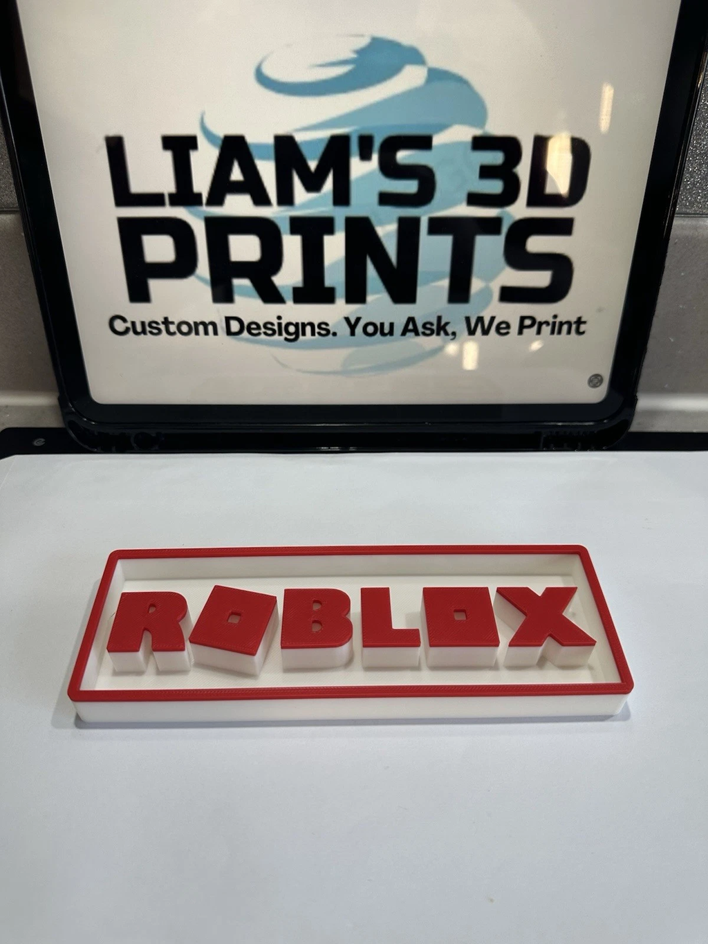 Decorative Roblox Logo Sign Display Cinema small 17.5cm Large 22cm