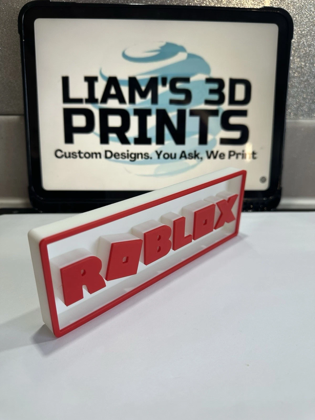 Decorative Roblox Logo Sign Display Cinema small 17.5cm Large 22cm