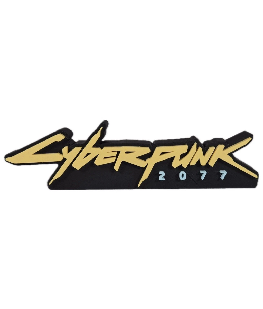 Decorative Cyberpunk 2077 Game Room Sign Display Logo Pops
