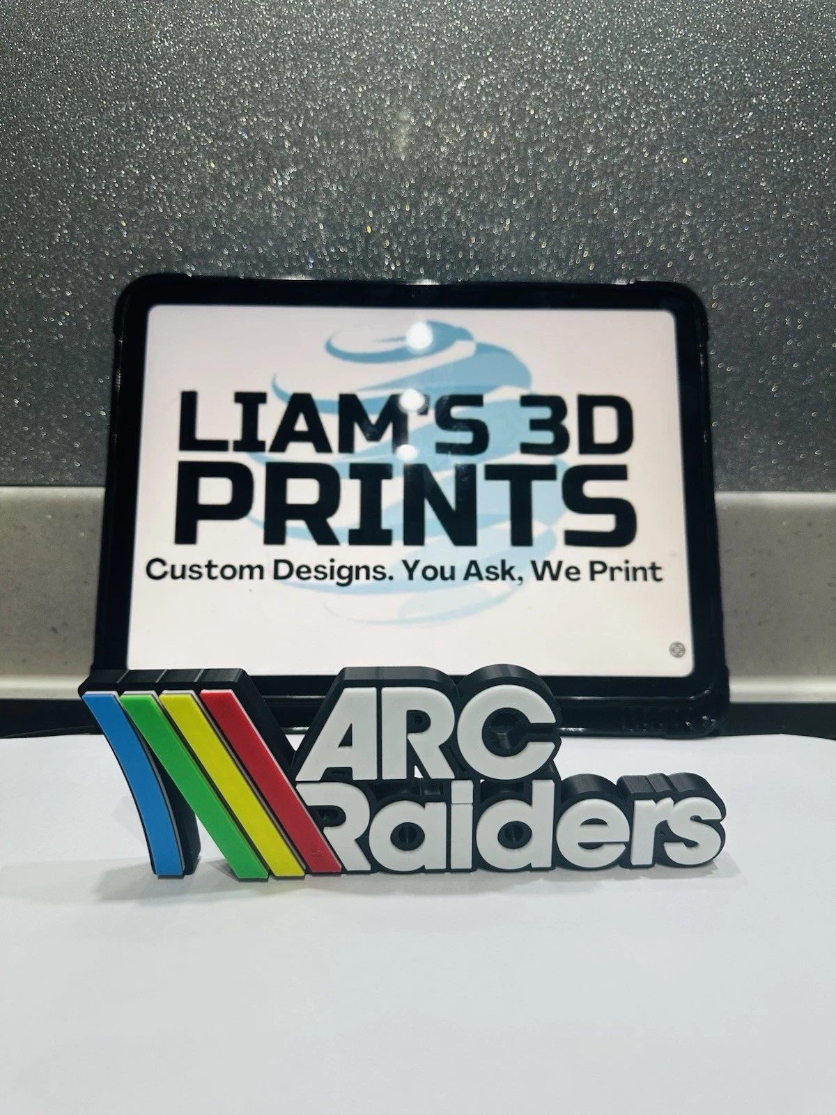 Decorative Arc Raiders Game Franchise Logo Self Standing 3D Print