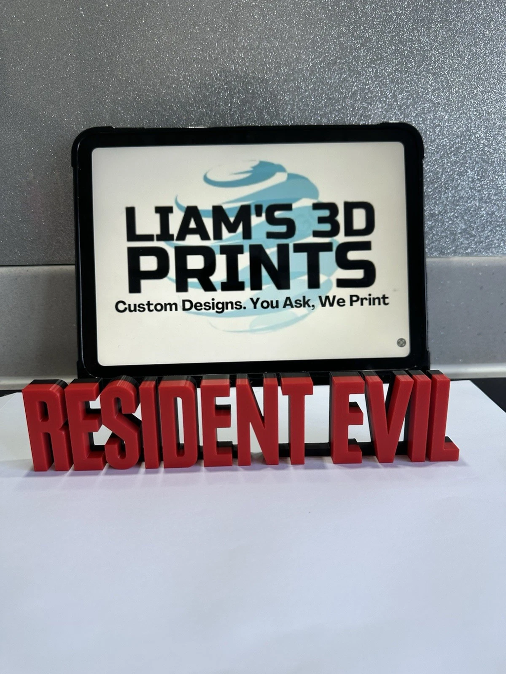 Decorative Resident Evil Standing Game Series logo Sign Display 22.5cm Long