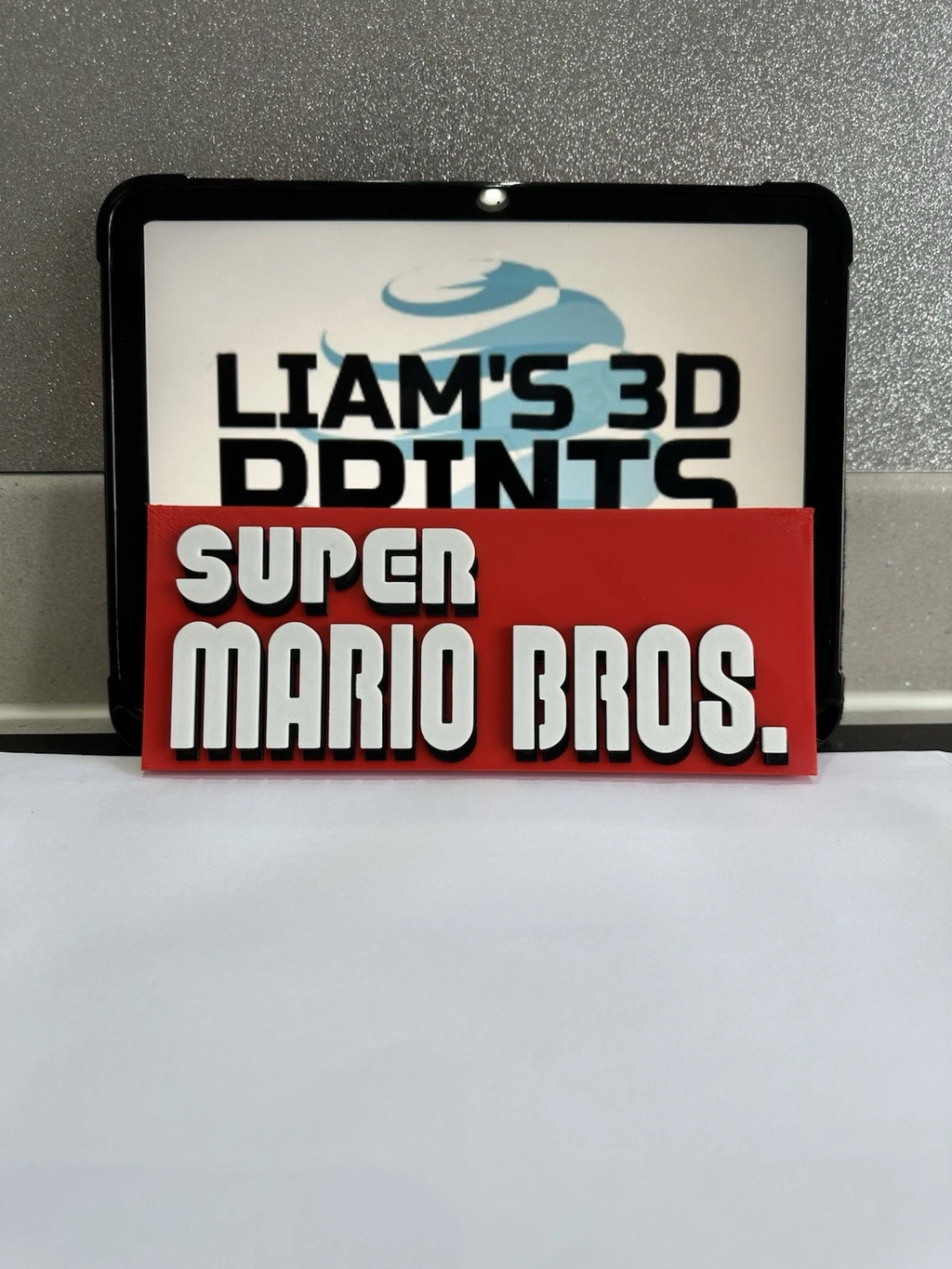 Decorative Nintendo Original The Super Mario Bros logo Retro Sign Display