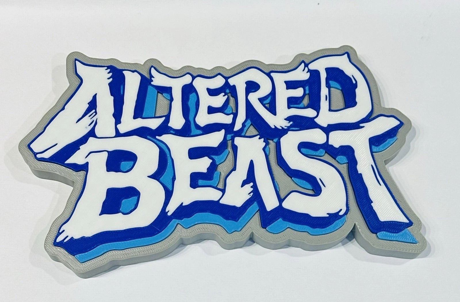 Decorative Original Altered Beast Gaming logo Retro Sign Display