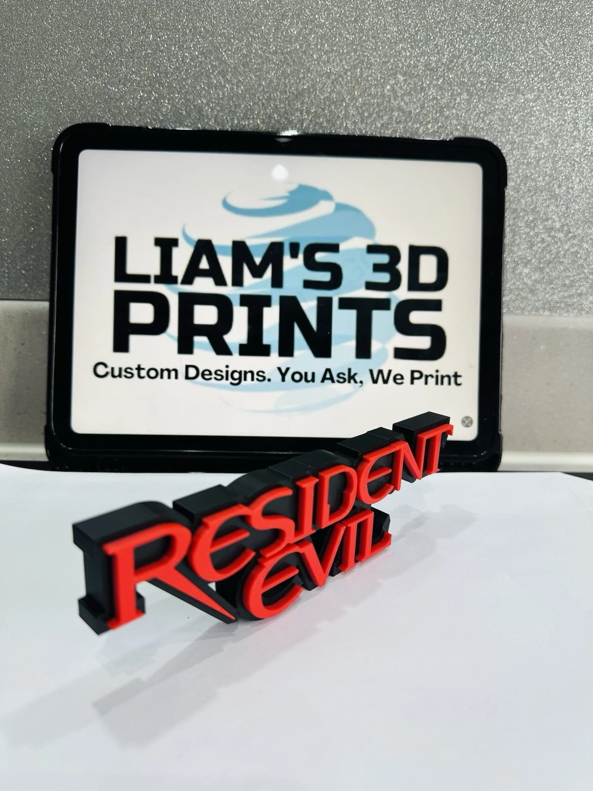 Decorative Resident Evil Game Room Sign Display Logo Gaming