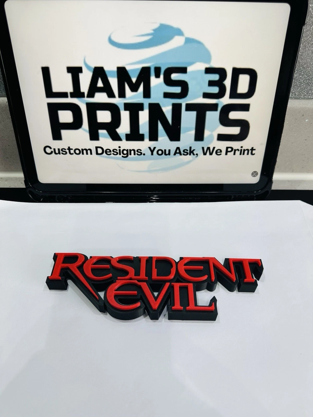 Decorative Resident Evil Game Room Sign Display Logo Gaming
