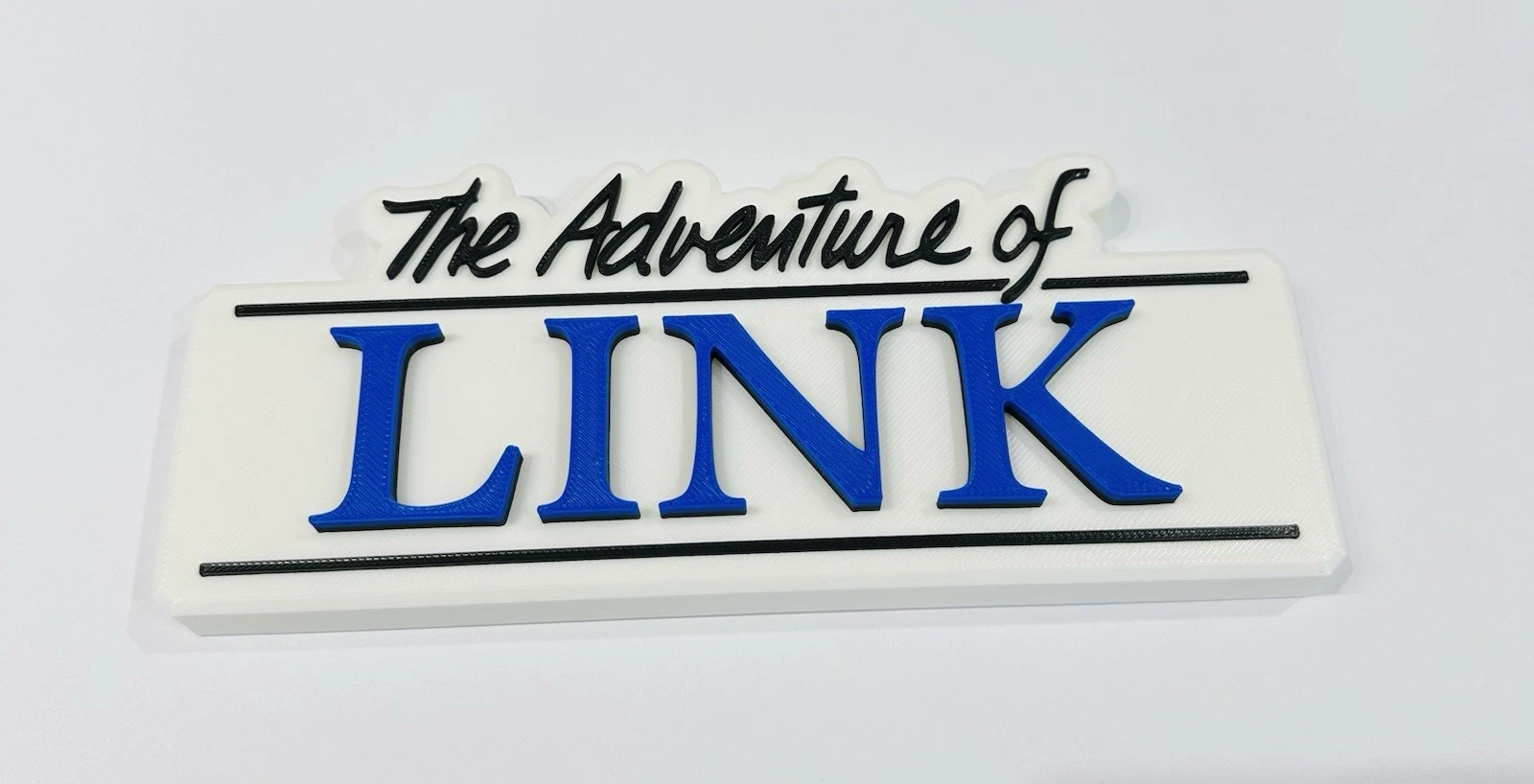 Decorative The Adventure Of Link Original Retro Self Standing logo Sign Display
