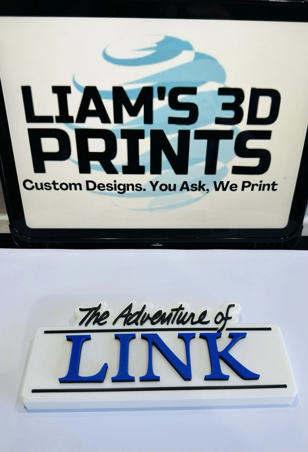 Decorative The Adventure Of Link Original Retro Self Standing logo Sign Display