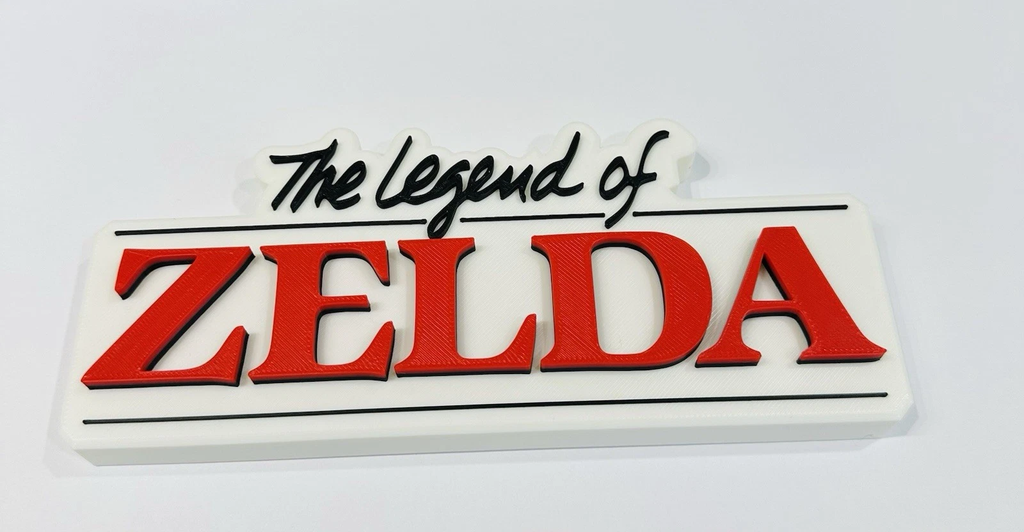 Decorative The Legend Of Zelda Original Retro Self Standing logo Sign Display