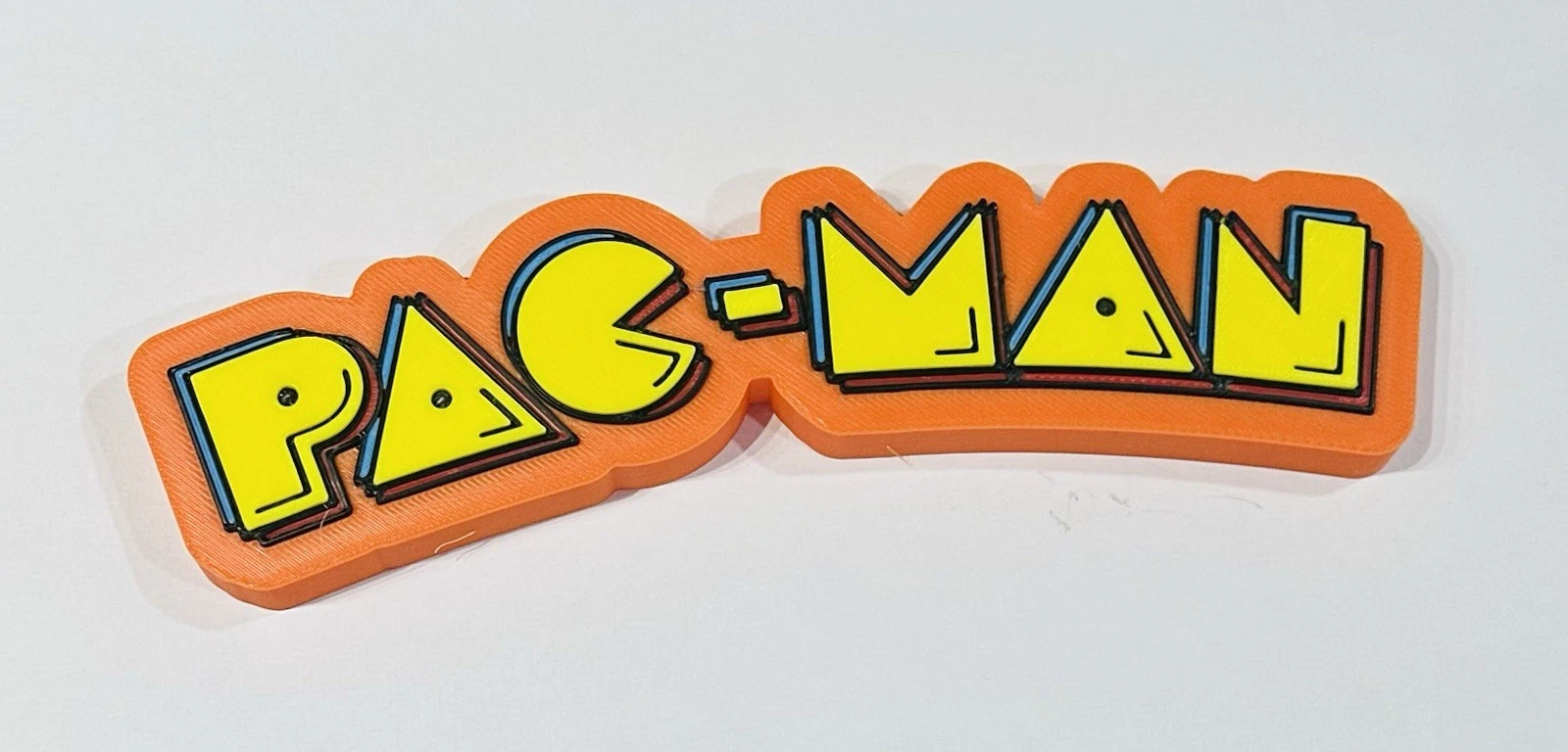 Decorative Original Pac-Man Arcade Gaming logo Retro Sign Display