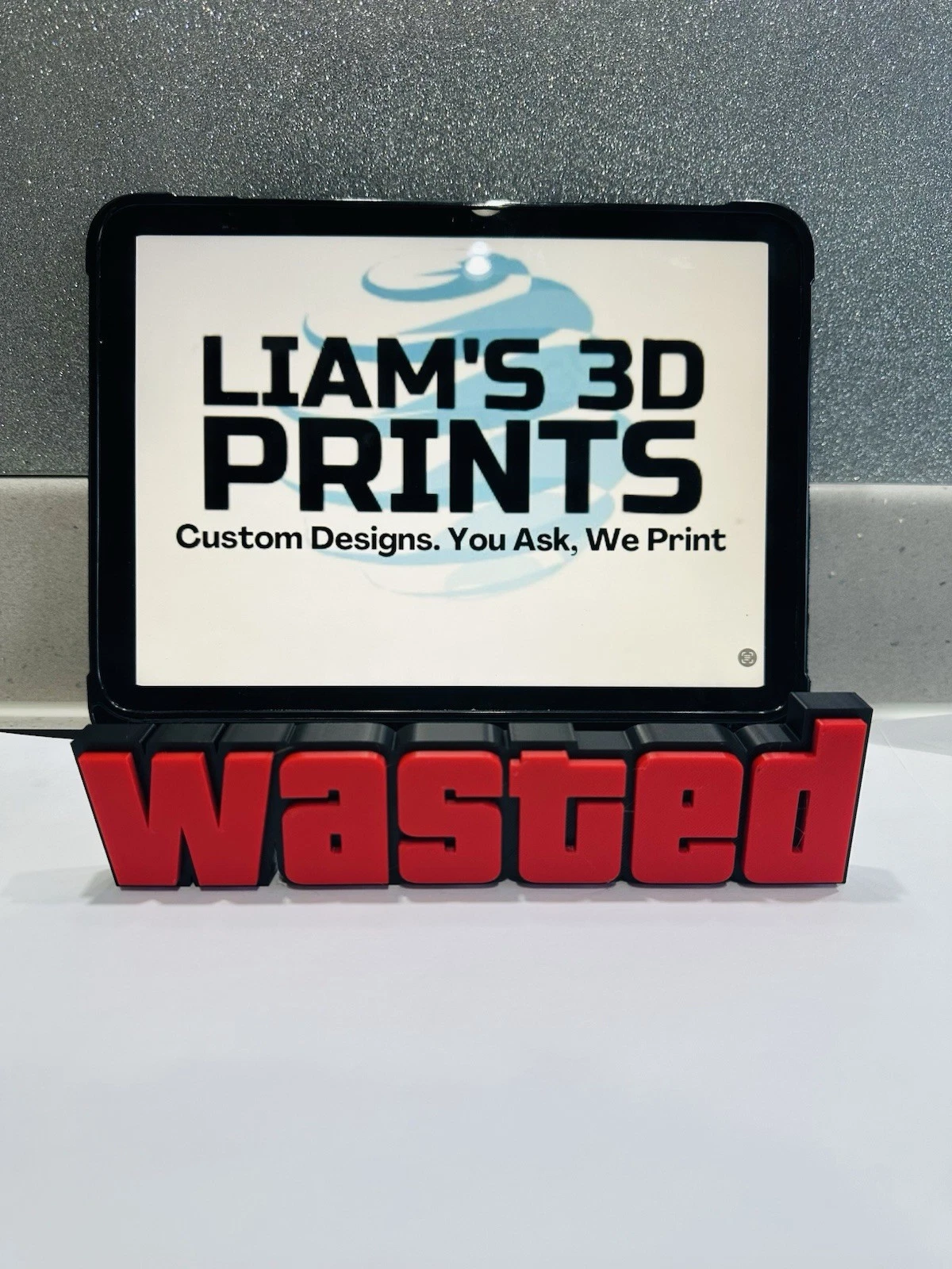 Decorative GTA 5 V Wasted Game Standing Room Sign Display Logo Gaming
