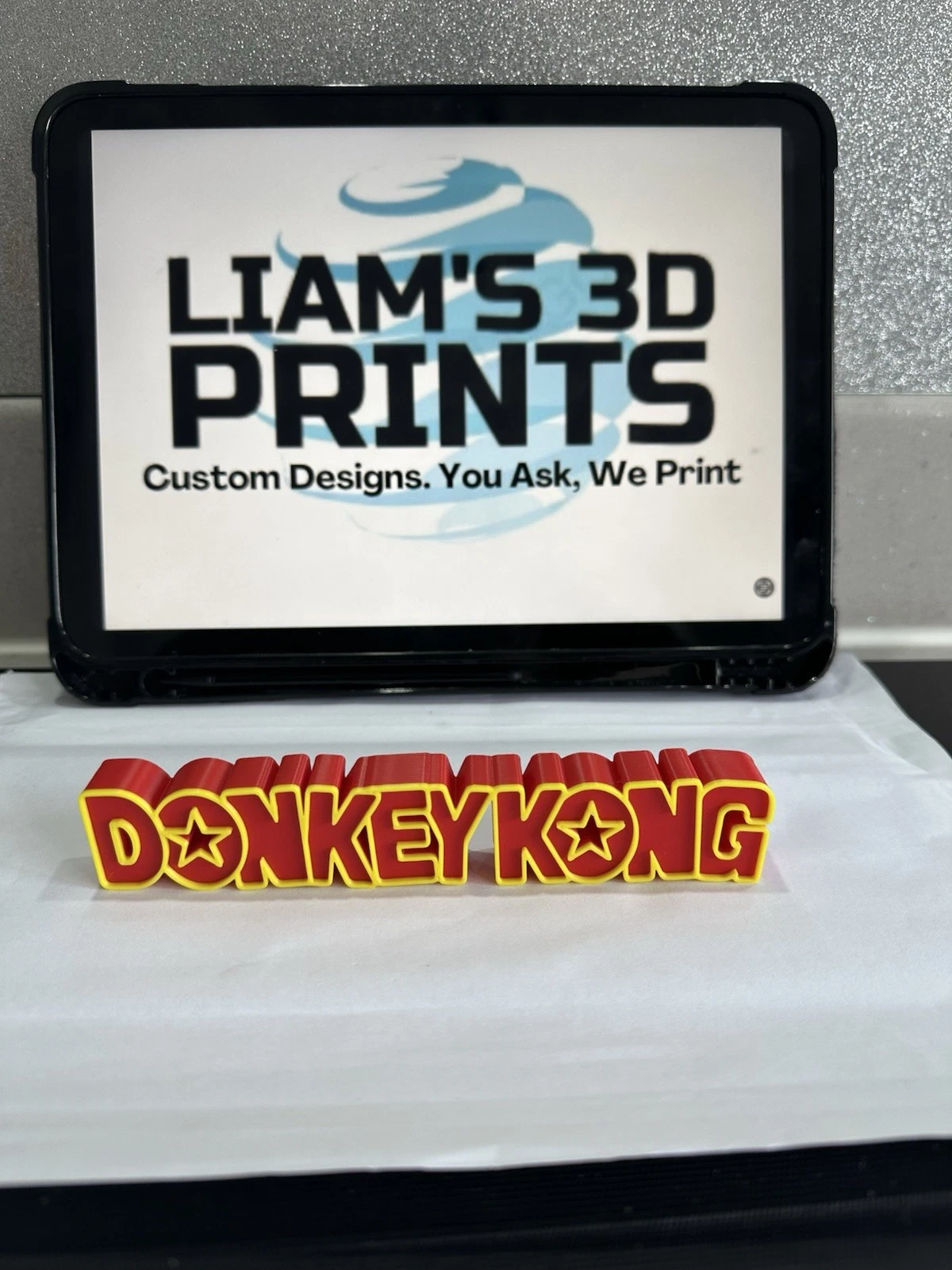Decorative Nintendo Dk Donkey Kong logo Sign Display Pop