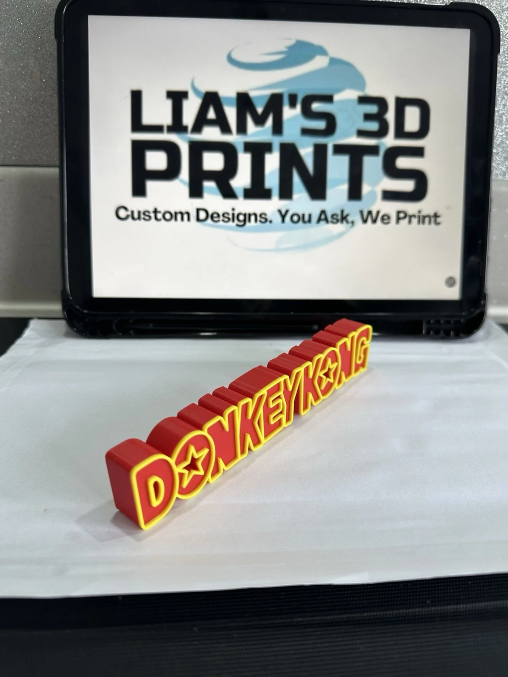 Decorative Nintendo Dk Donkey Kong logo Sign Display Pop