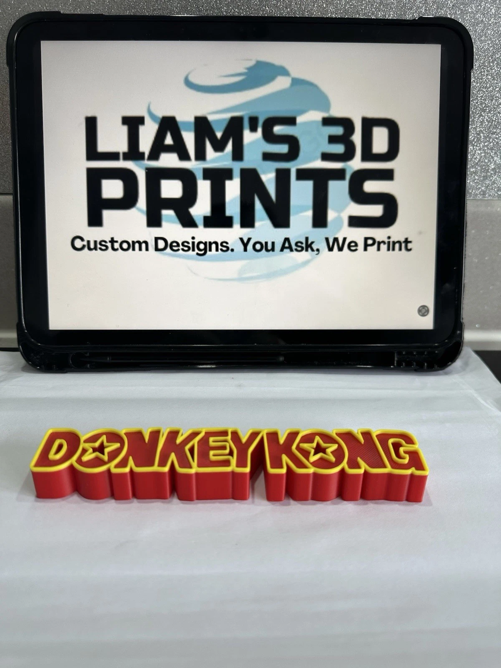 Decorative Nintendo Dk Donkey Kong logo Sign Display Pop