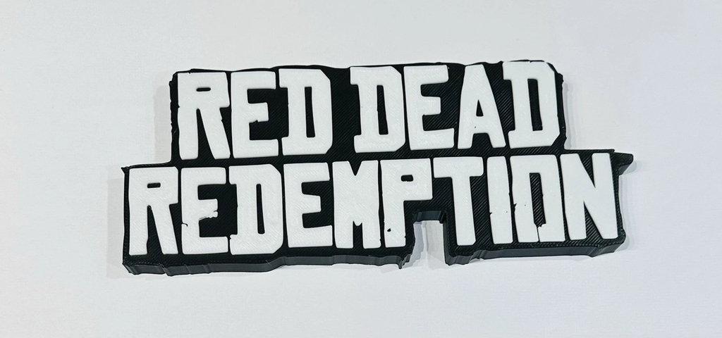 Decorative Red Dead Redemption Arthur Morgan Game Room Sign Display Logo