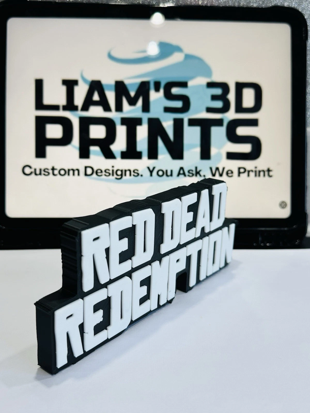 Decorative Red Dead Redemption Arthur Morgan Game Room Sign Display Logo