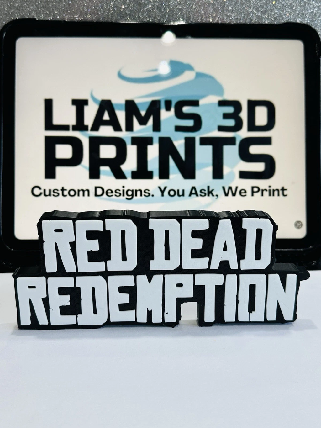 Decorative Red Dead Redemption Arthur Morgan Game Room Sign Display Logo