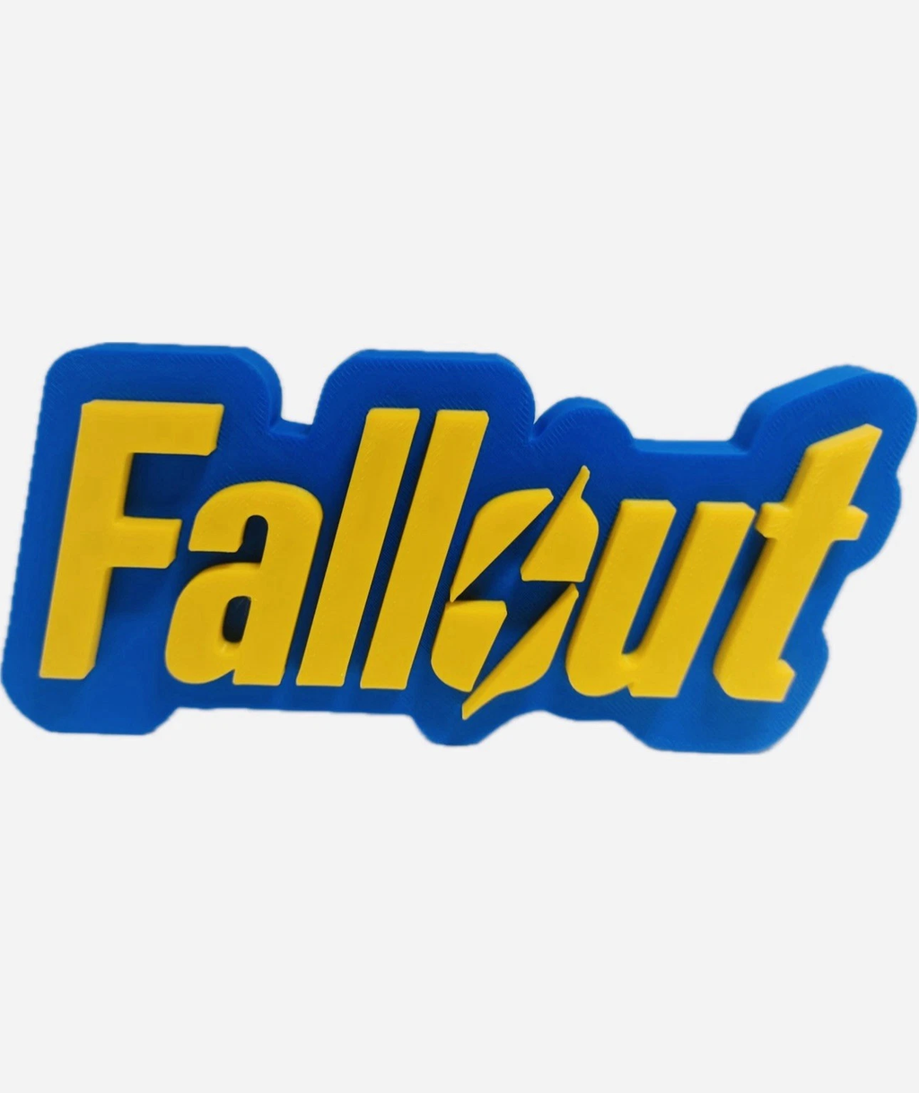 Decorative Fallout Game TV Room Sign Display Logo Pops