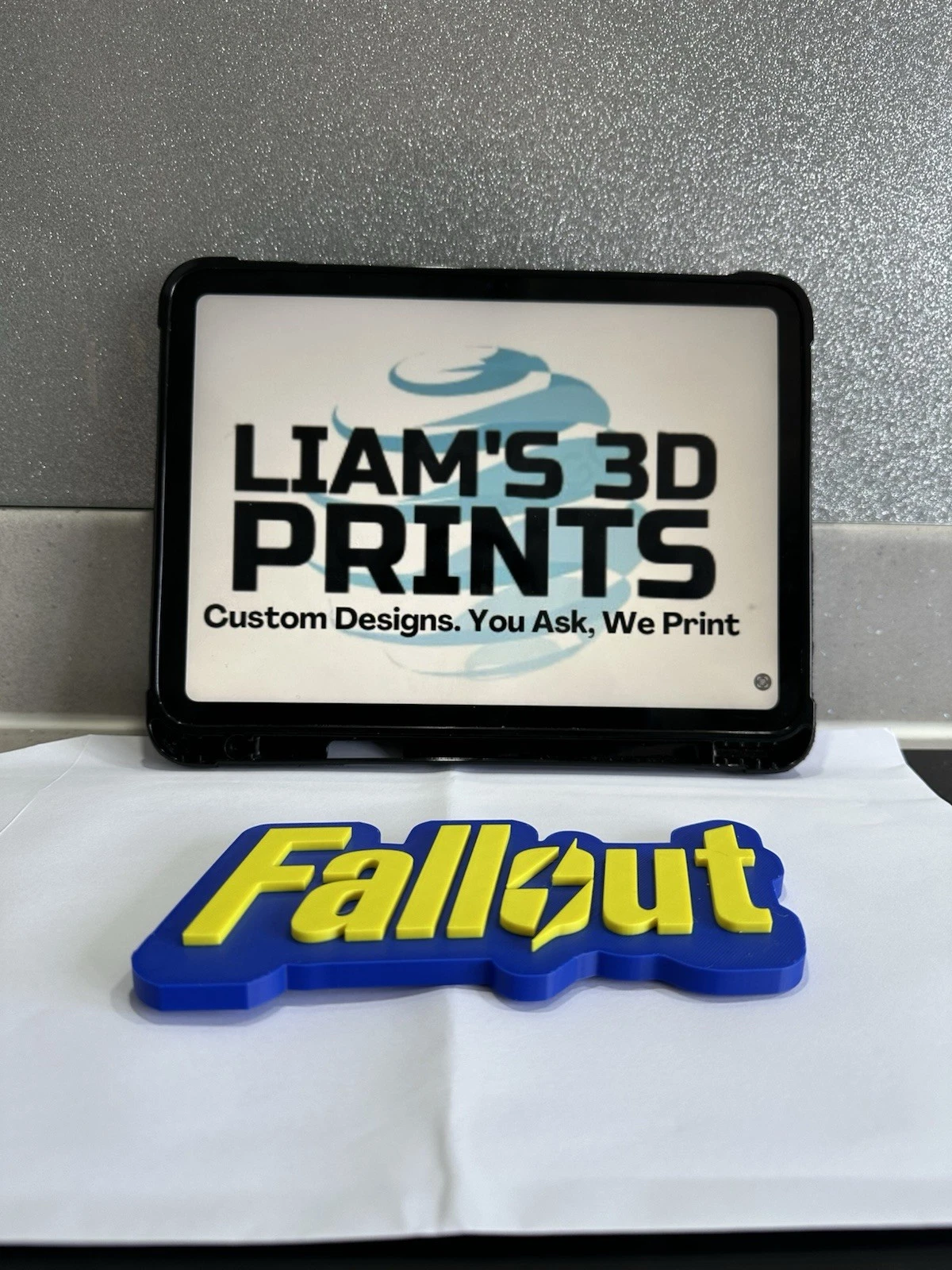 Decorative Fallout Game TV Room Sign Display Logo Pops