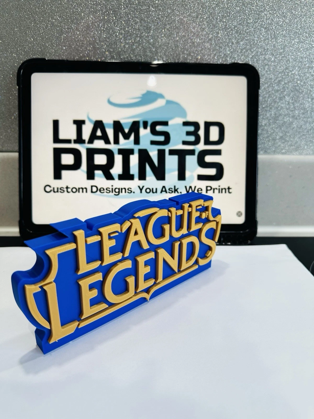 Decorative League of Legends LoL Game Room Sign Display Logo
