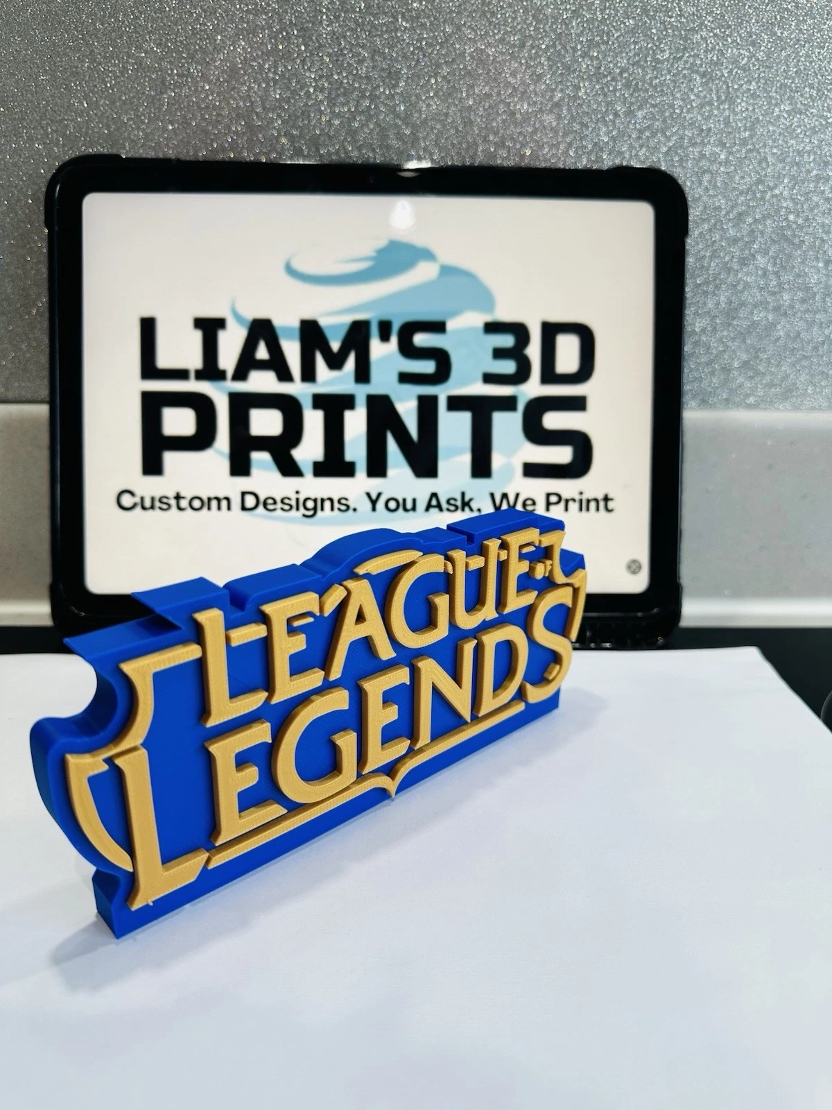 Decorative League of Legends LoL Game Room Sign Display Logo